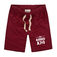 Thumbnail for Airbus A340 & Plane Designed Cotton Shorts