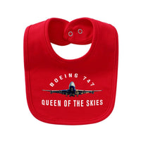 Thumbnail for Boeing 747 Queen of the Skies Designed Baby Saliva & Feeding Towels