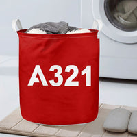 Thumbnail for A321 Flat Text Designed Laundry Baskets