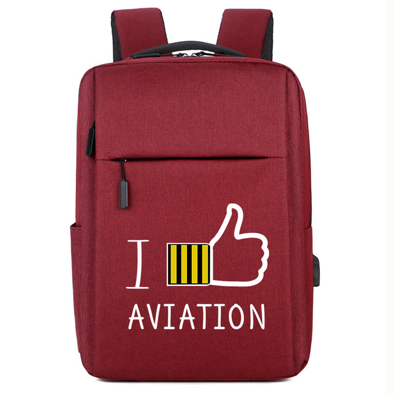 I Like Aviation Designed Super Travel Bags