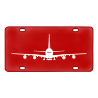 Thumbnail for Airbus A380 Silhouette Designed Metal (License) Plates