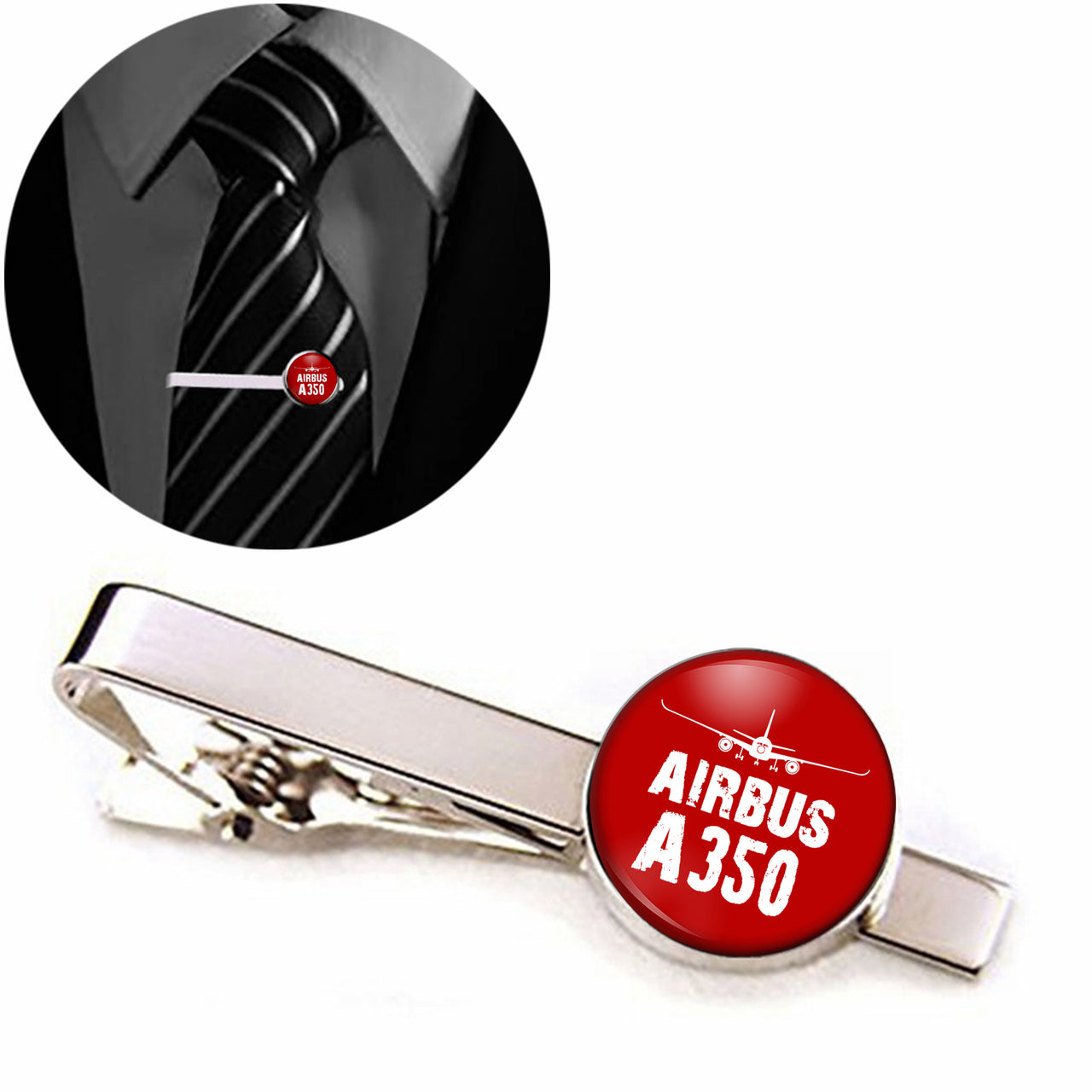 Airbus A350 & Plane Designed Tie Clips