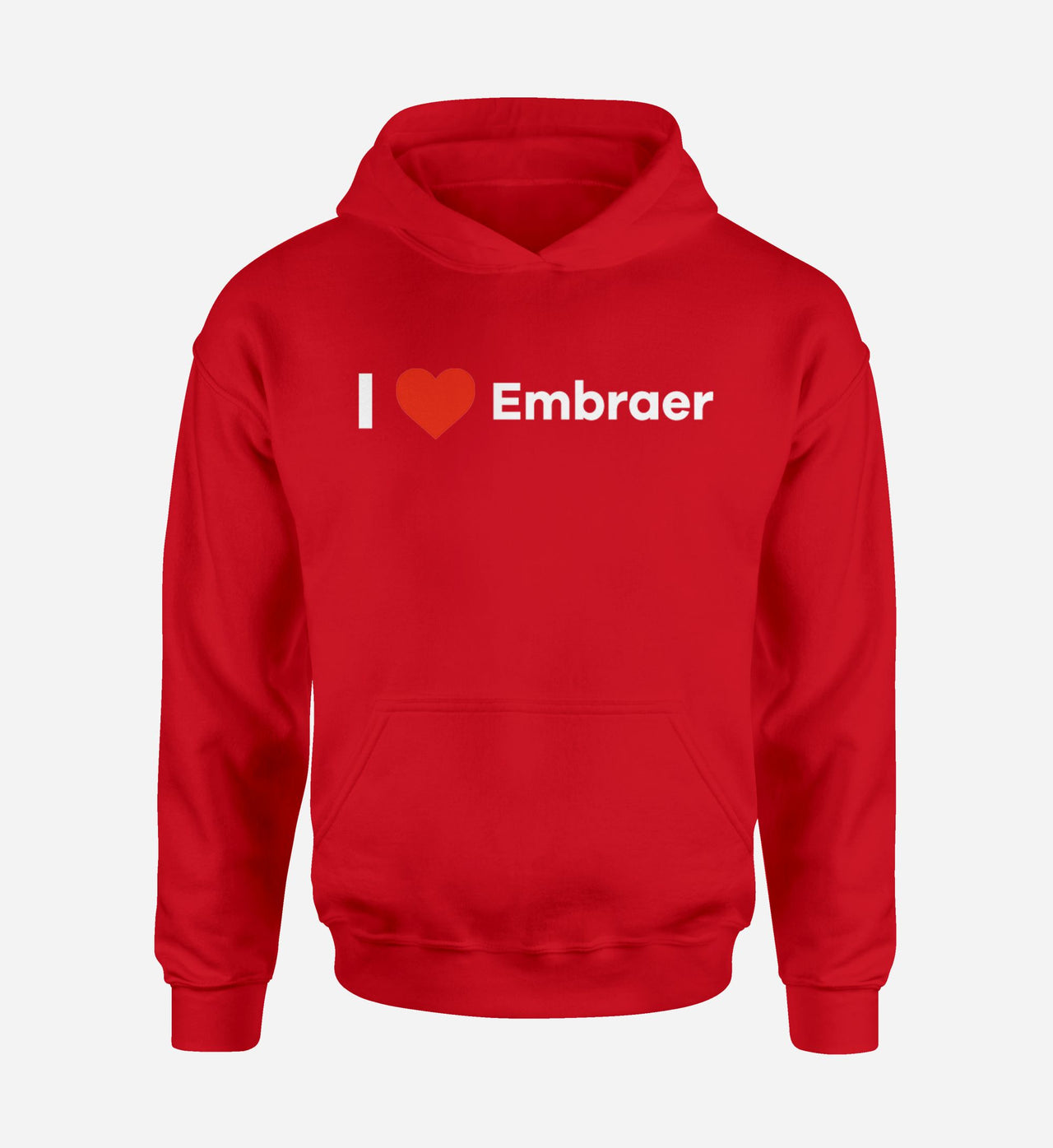 I Love Embraer Designed Hoodies