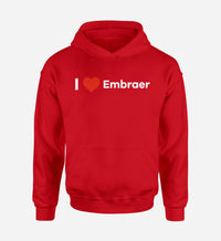 Thumbnail for I Love Embraer Designed Hoodies