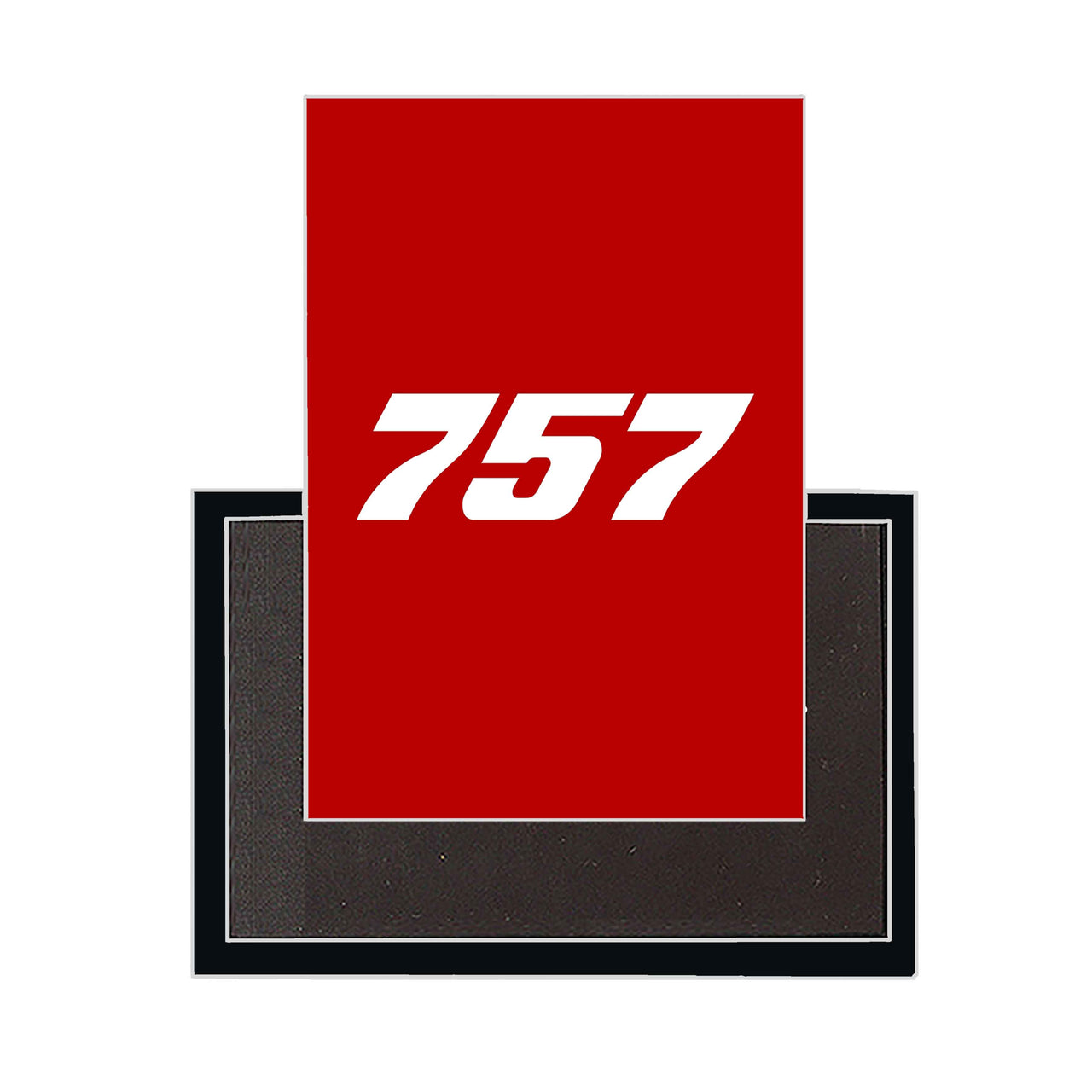 757 Flat Text Designed Magnets