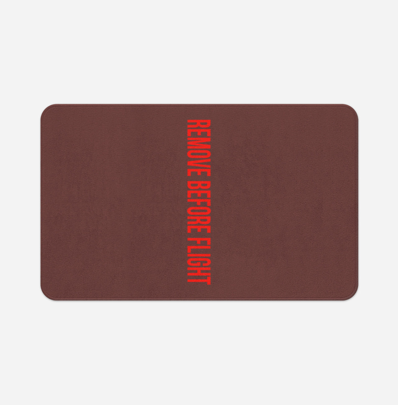 Remove Before Flight 2 Designed Bath Mats