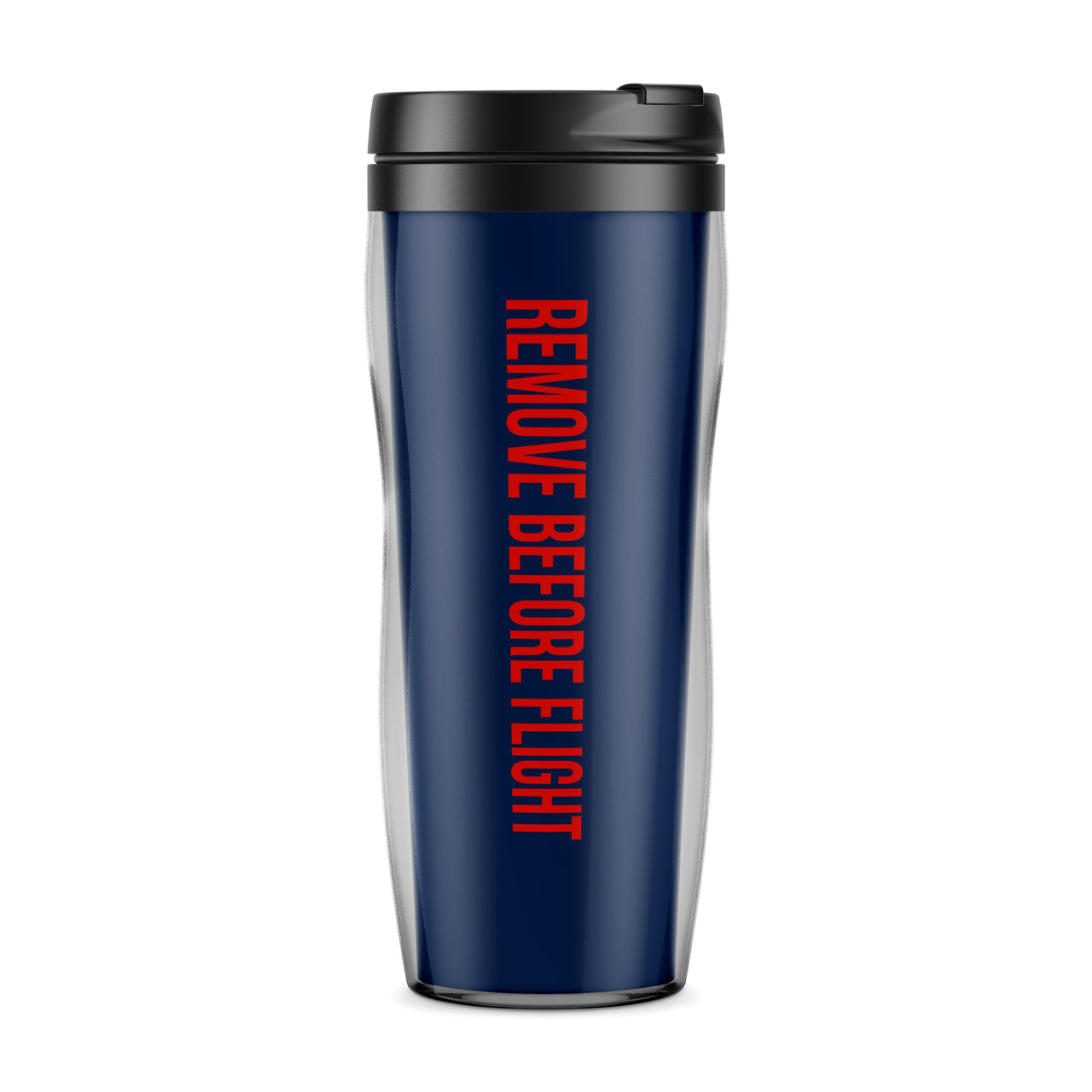 Remove Before Flight 2 Designed Travel Mugs