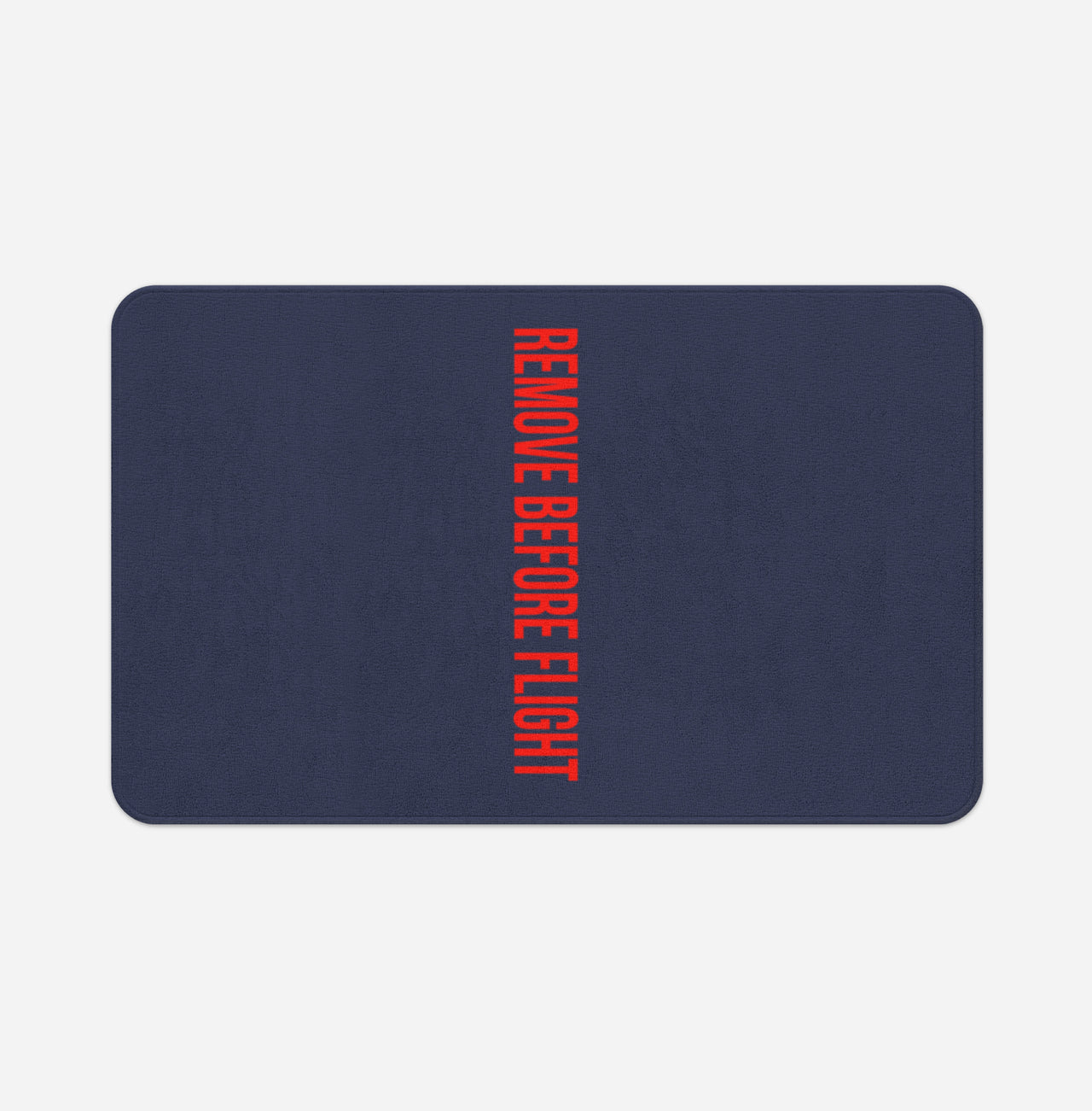 Remove Before Flight 2 Designed Bath Mats