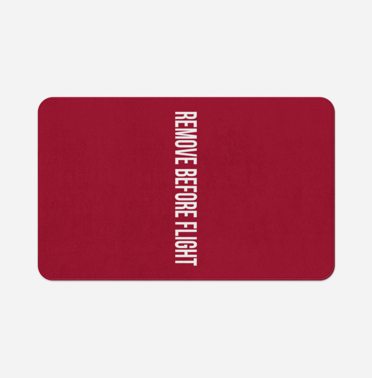 Remove Before Flight 2 Designed Bath Mats