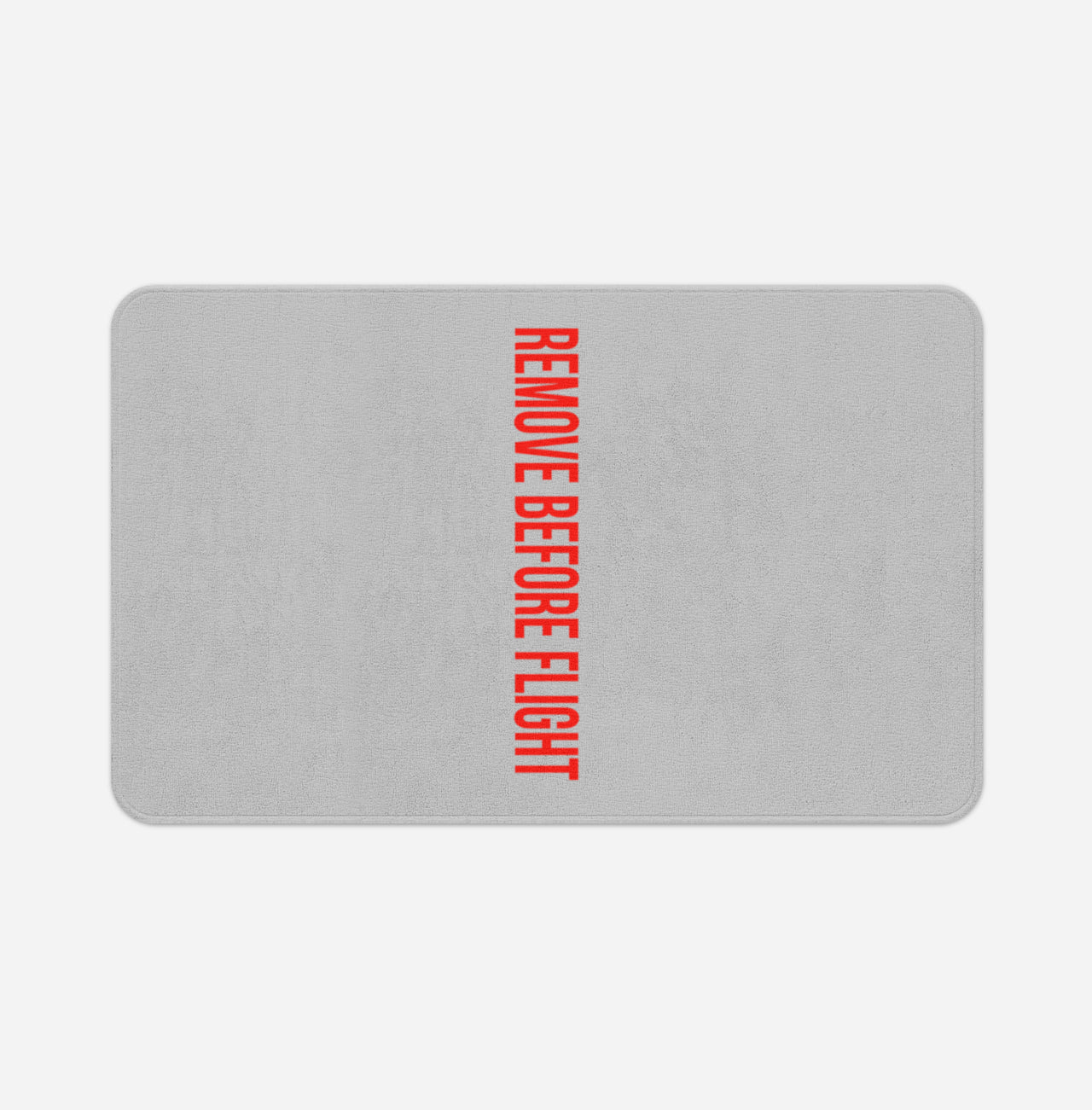 Remove Before Flight 2 Designed Bath Mats