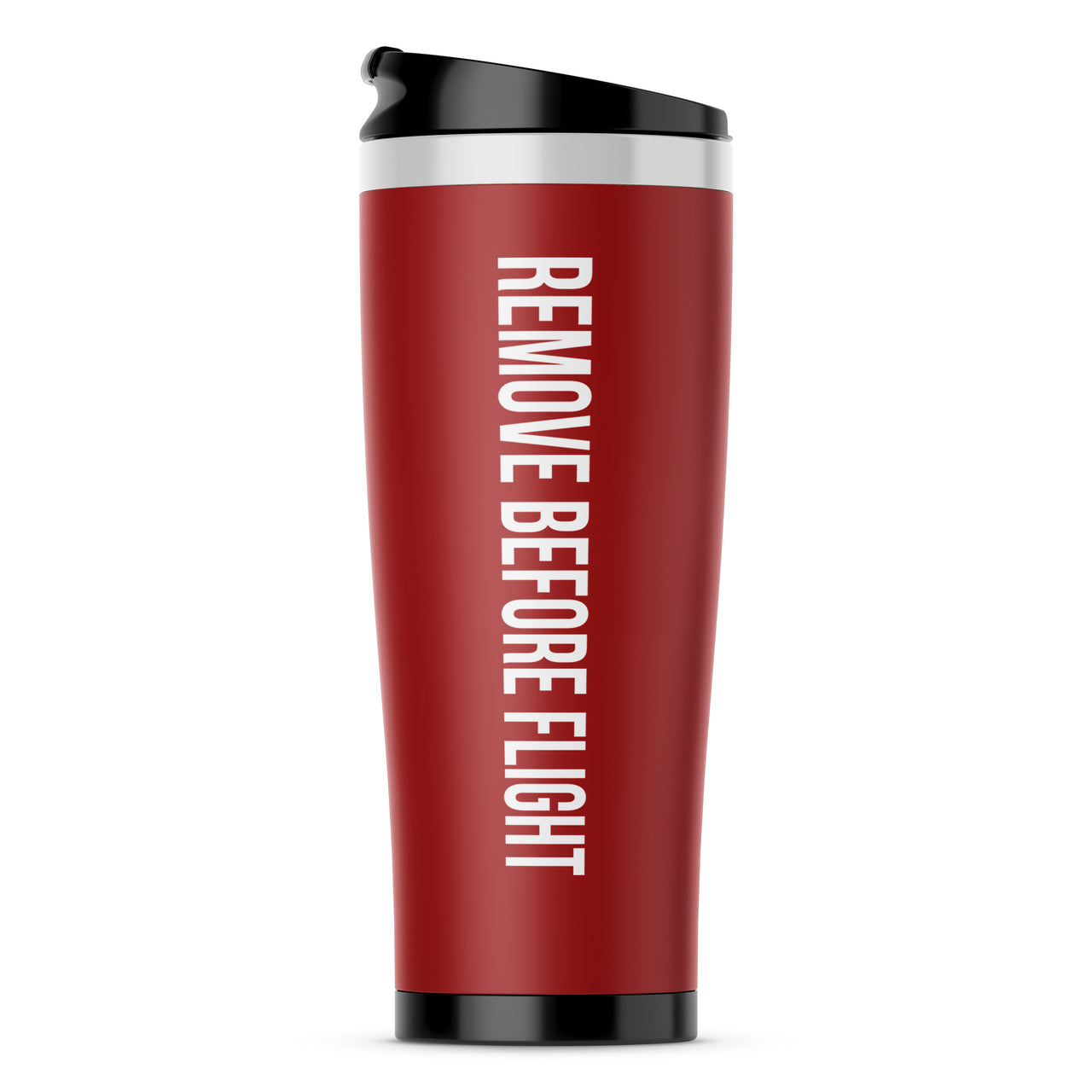 Remove Before Flight 2 Designed Travel Mugs