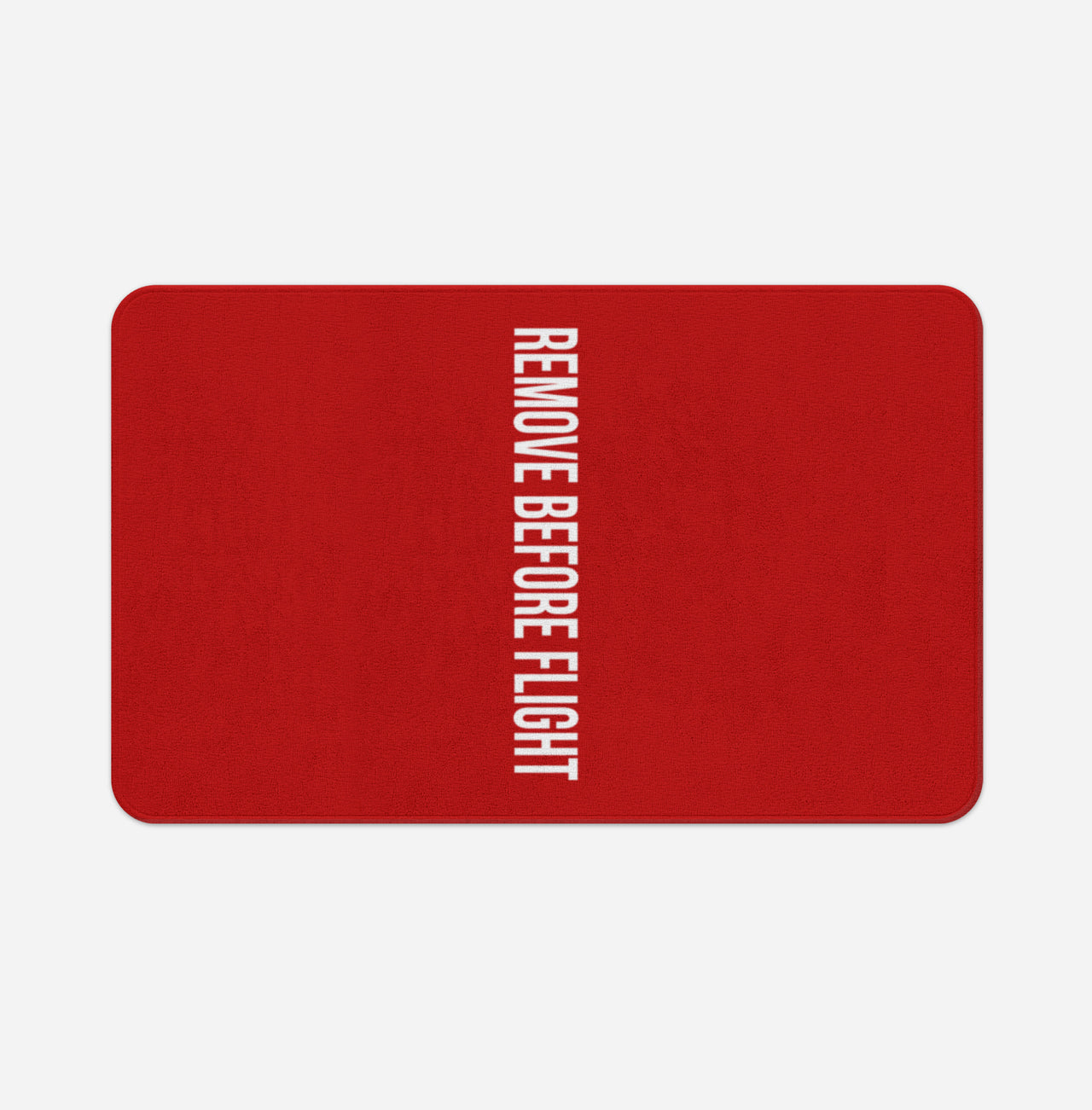 Remove Before Flight 2 Designed Bath Mats