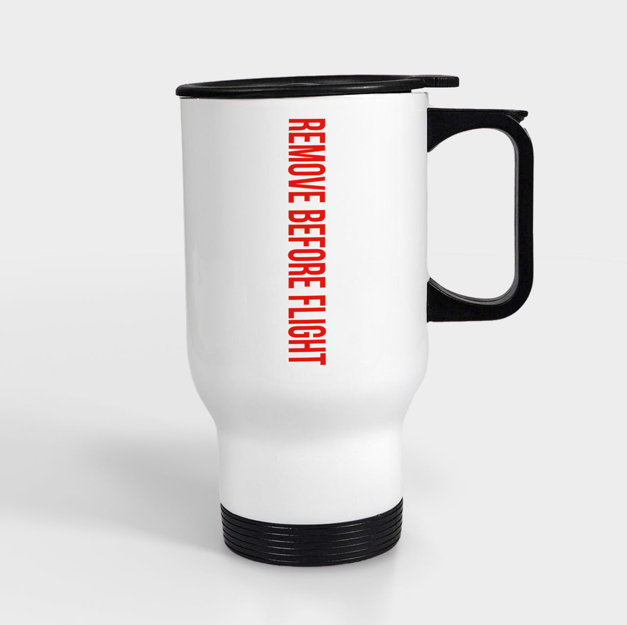 Remove Before Flight 2 Designed Travel Mugs (With Holder)