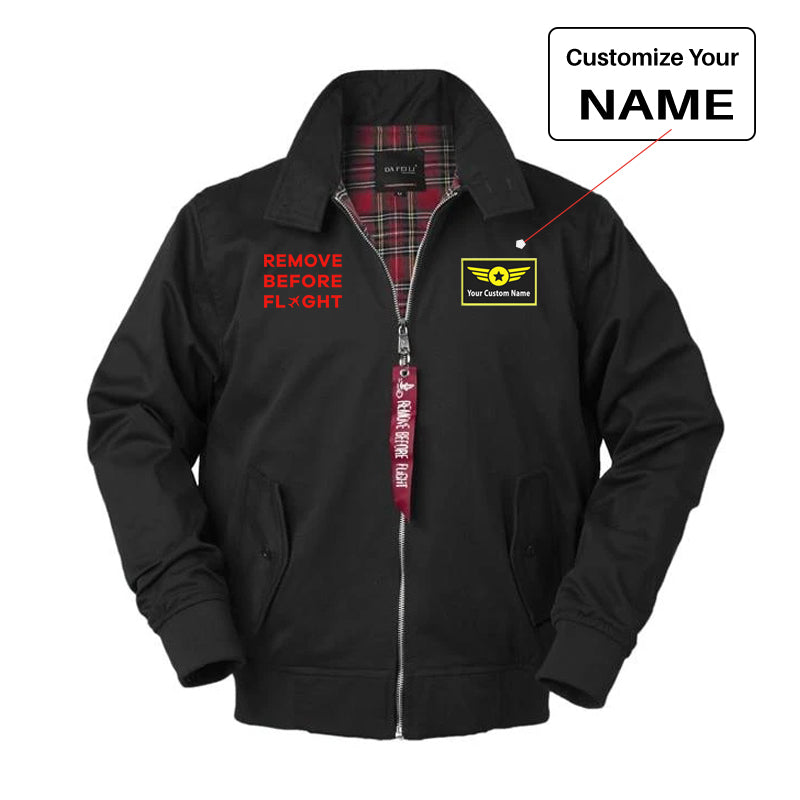 Remove Before Flight Designed Vintage Style Jackets