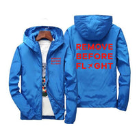 Thumbnail for Remove Before Flight Designed Windbreaker Jackets