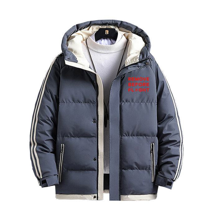 Remove Before Flight Designed Thick Fashion Jackets