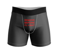 Thumbnail for Remove Before Flight Designed Men Boxers