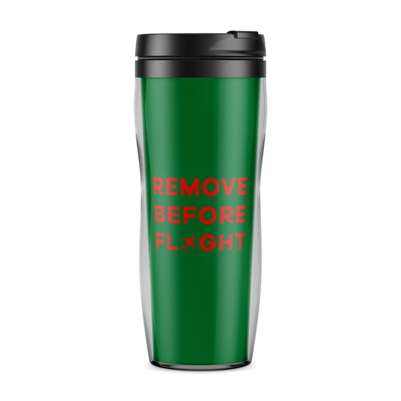 Remove Before Flight Designed Travel Mugs