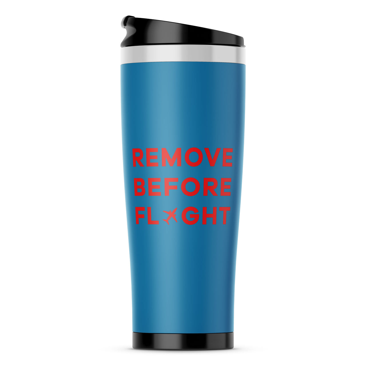 Remove Before Flight Designed Travel Mugs