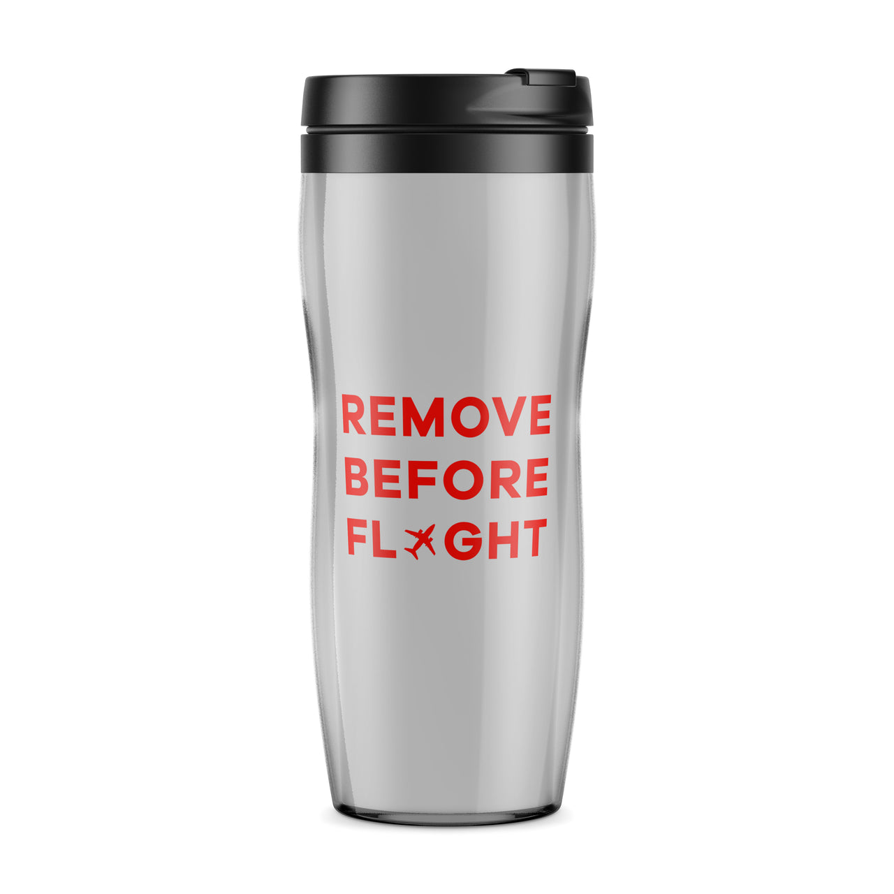 Remove Before Flight Designed Travel Mugs