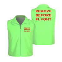 Thumbnail for Remove Before Flight Designed Thin Style Vests