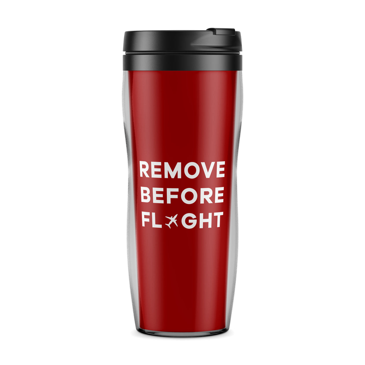 Remove Before Flight Designed Travel Mugs