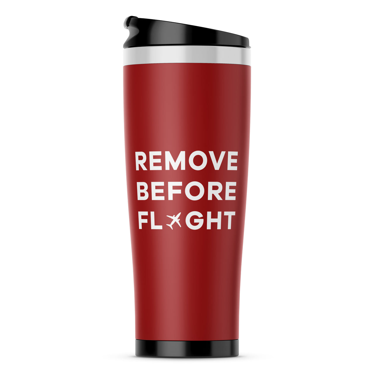 Remove Before Flight Designed Travel Mugs