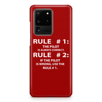 Thumbnail for Rule 1 - Pilot is Always Correct Samsung S & Note Cases