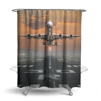 Thumbnail for Aircraft Departing from RW30 Shower Curtains