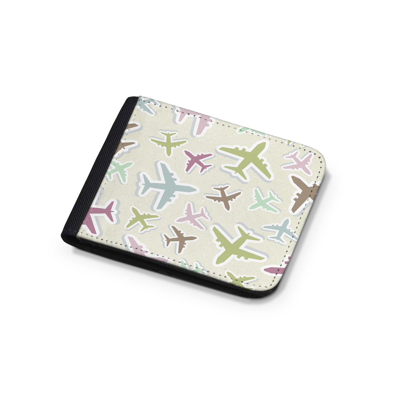 Seamless 3D Airplanes Designed Wallets