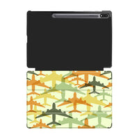 Thumbnail for Seamless Colourful Airplanes Designed Samsung Tablet Cases