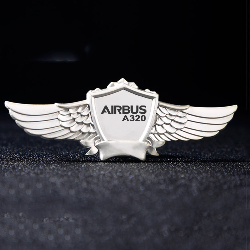 Airbus A320 & Text Designed Badges