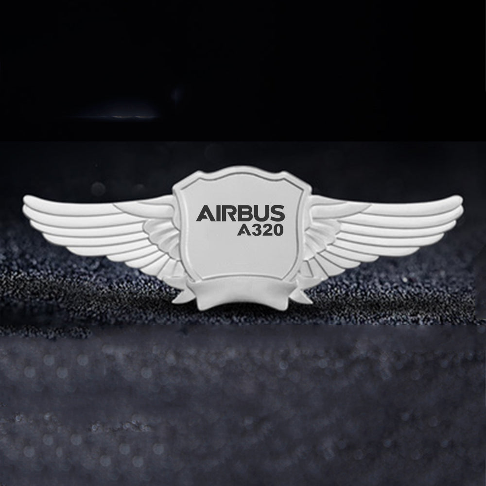 Airbus A320 & Text Designed Badges