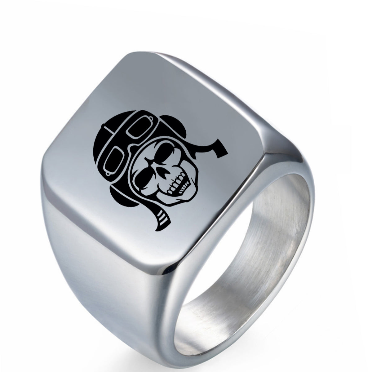 Skeleton Pilot Designed Men Rings