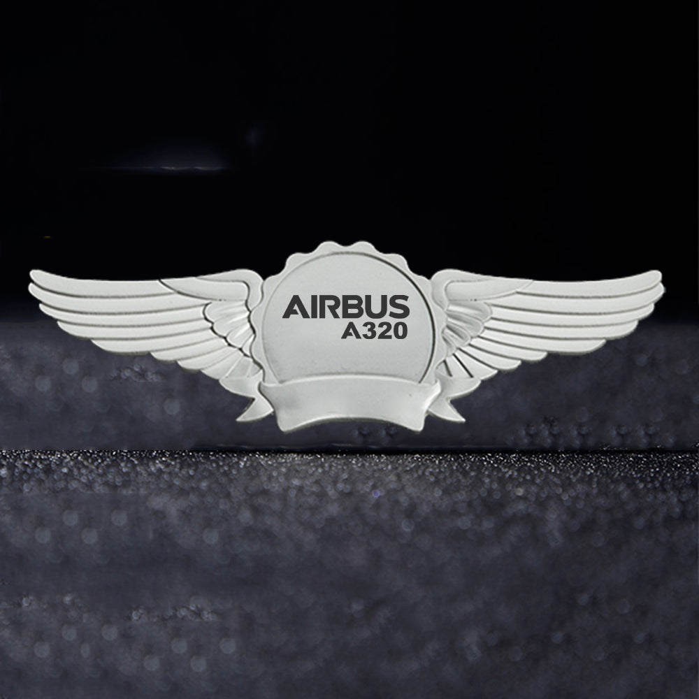 Airbus A320 & Text Designed Badges