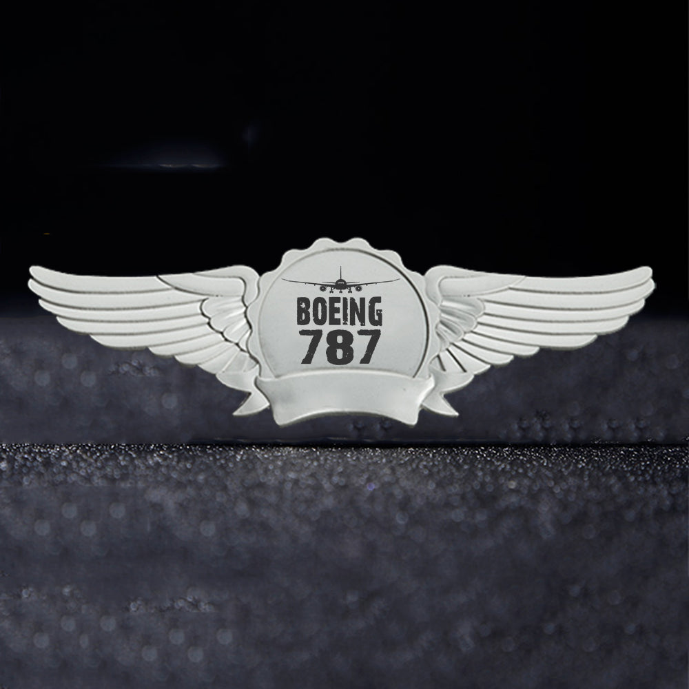 Boeing 787 & Plane Designed Badges