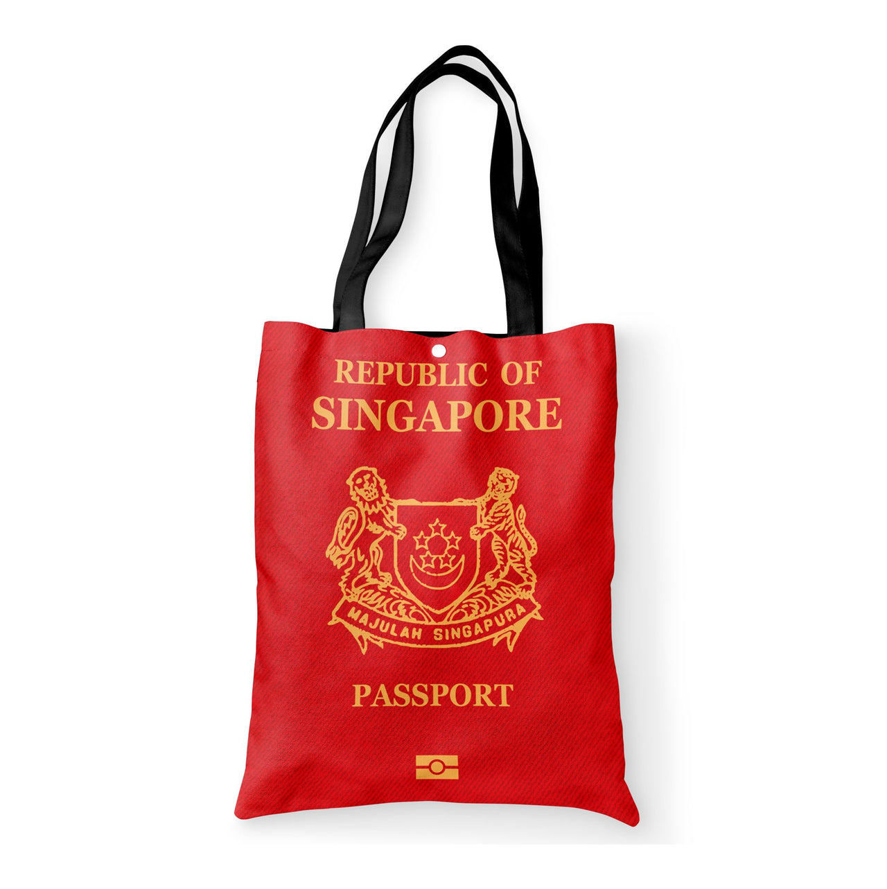 Singapore Passport Designed Tote Bags