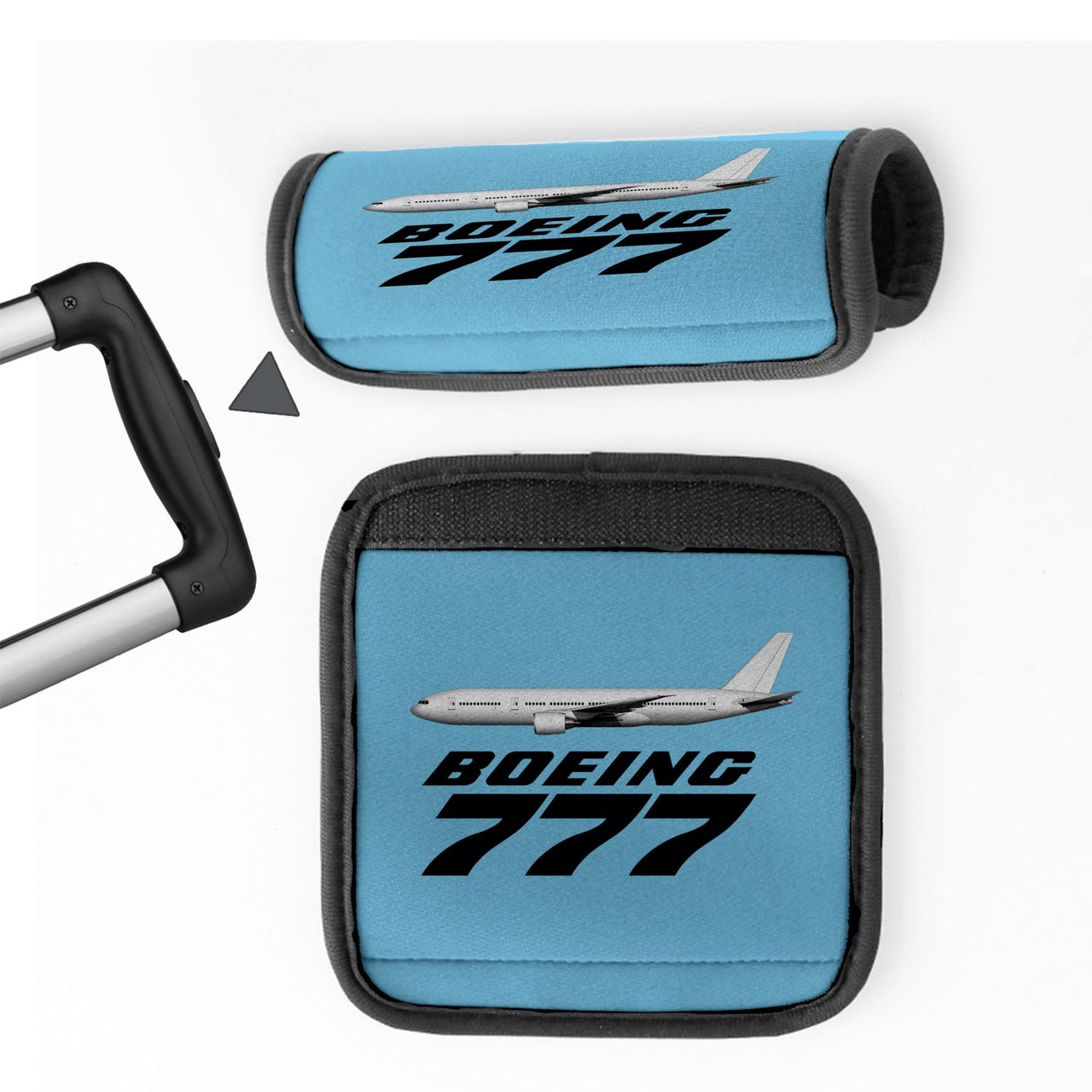 The Boeing 777 Designed Neoprene Luggage Handle Covers