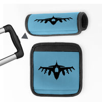 Thumbnail for Fighting Falcon F16 Silhouette Designed Neoprene Luggage Handle Covers