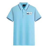 Thumbnail for Super Boeing 747 Designed Stylish Polo T-Shirts