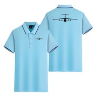 Thumbnail for Ilyushin IL-76 Silhouette Designed Stylish Polo T-Shirts (Double-Side)