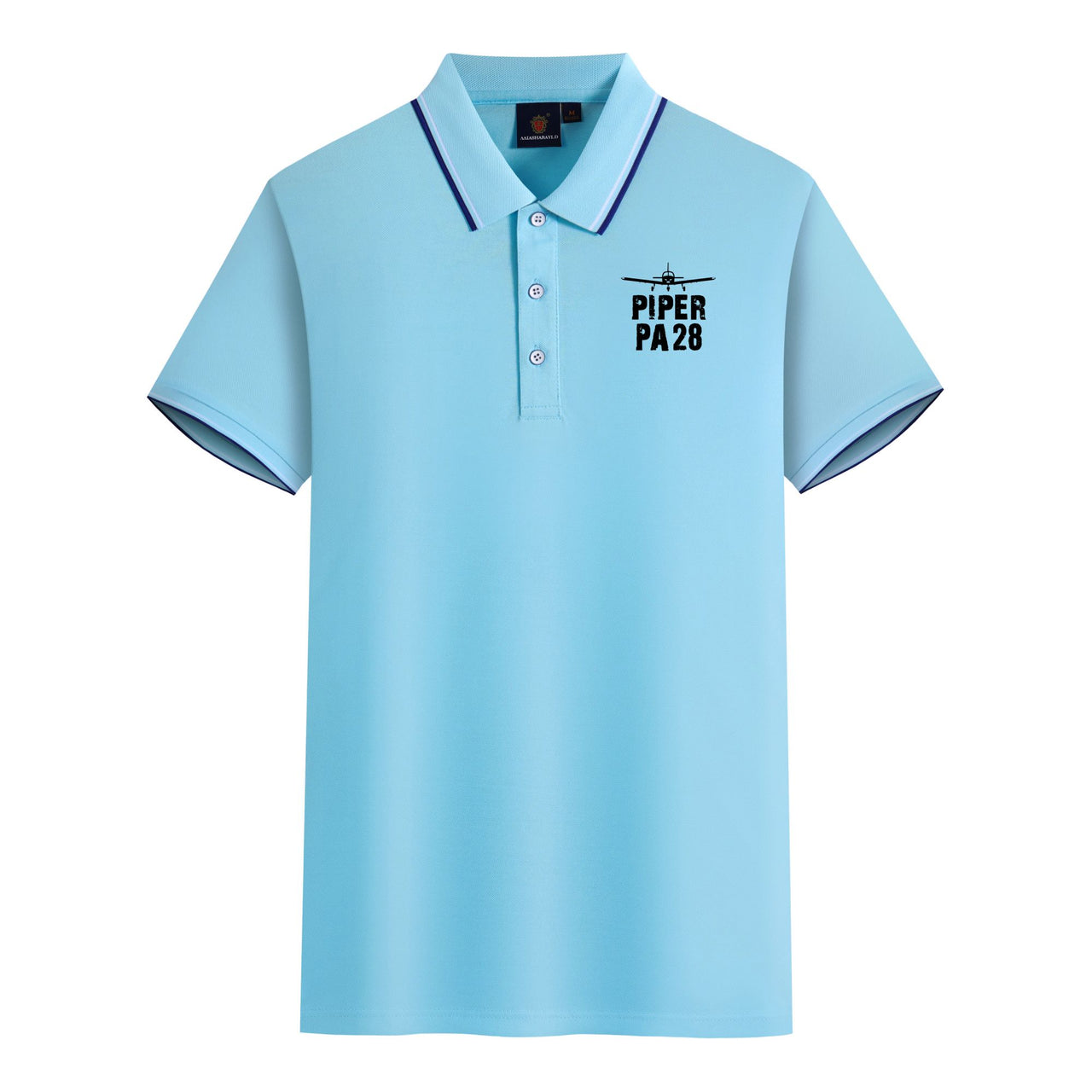 Piper PA28 & Plane Designed Stylish Polo T-Shirts