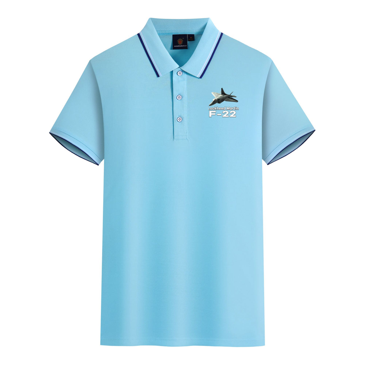 The Lockheed Martin F22 Designed Stylish Polo T-Shirts