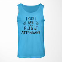 Thumbnail for Trust Me I'm a Flight Attendant Designed Tank Tops