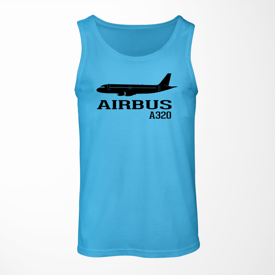 Airbus A320 Printed Designed Tank Tops