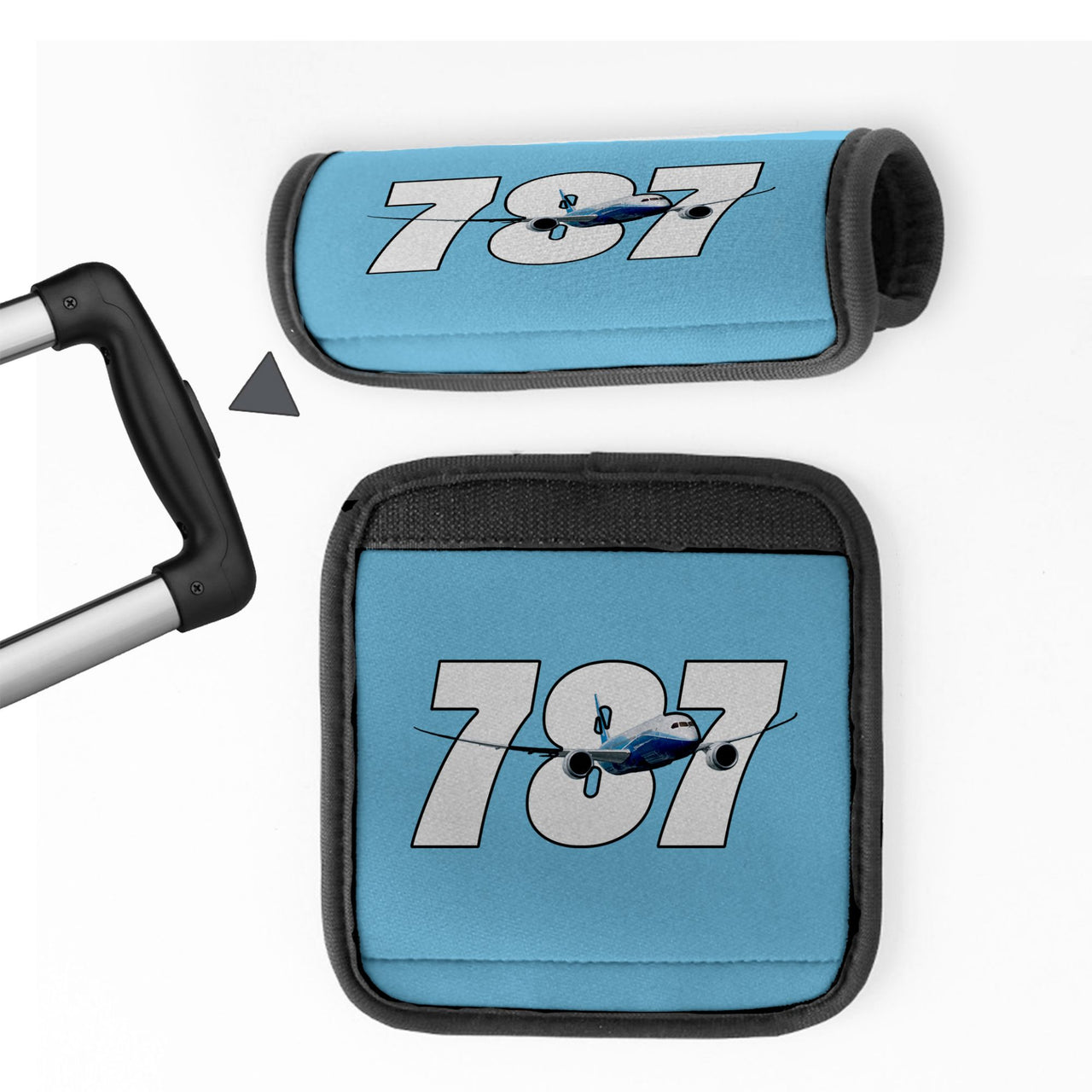 Super Boeing 787 Designed Neoprene Luggage Handle Covers