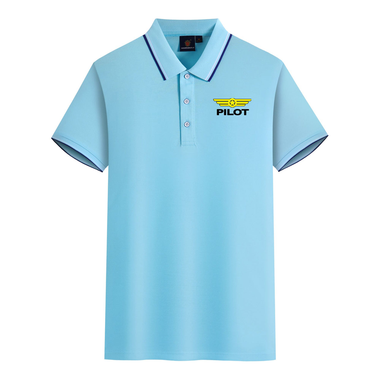 Pilot & Badge Designed Stylish Polo T-Shirts