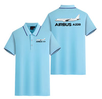 Thumbnail for The Airbus A220 Designed Stylish Polo T-Shirts (Double-Side)