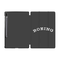 Thumbnail for Special BOEING Text Designed Samsung Tablet Cases