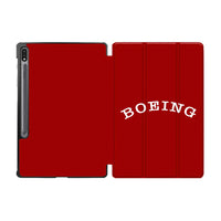 Thumbnail for Special BOEING Text Designed Samsung Tablet Cases